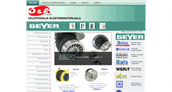 Desktop Screenshot of elektro-materijal.com